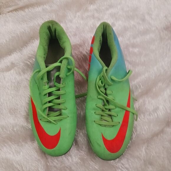 Nike Mercurial Vortex FG Green/Blue size 8 - Picture 1 of 5